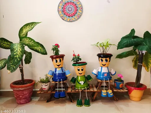 Handmade pots,indoor outdoor decor pot,balcony decor planters,living room decorative pots,home entrance decorative planters