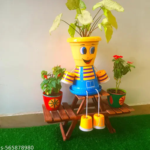 Planter for balcony,pots for living room,pots for indoor,pots for outdoor,indoor outdoor pots,trendy pots,cartoon or boy planters,entrancedecoration pots,home decor item,