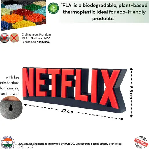 HOBIGO 3D NETFLIX THEME TABLE TOP AND HOME DECOR ITEM