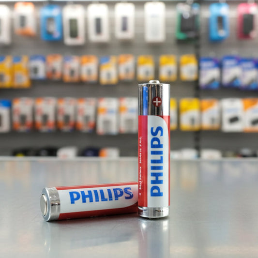 Pack of 2 AA alkaline batteries for household devices