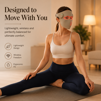 Red Light Therapy Facial Mask
