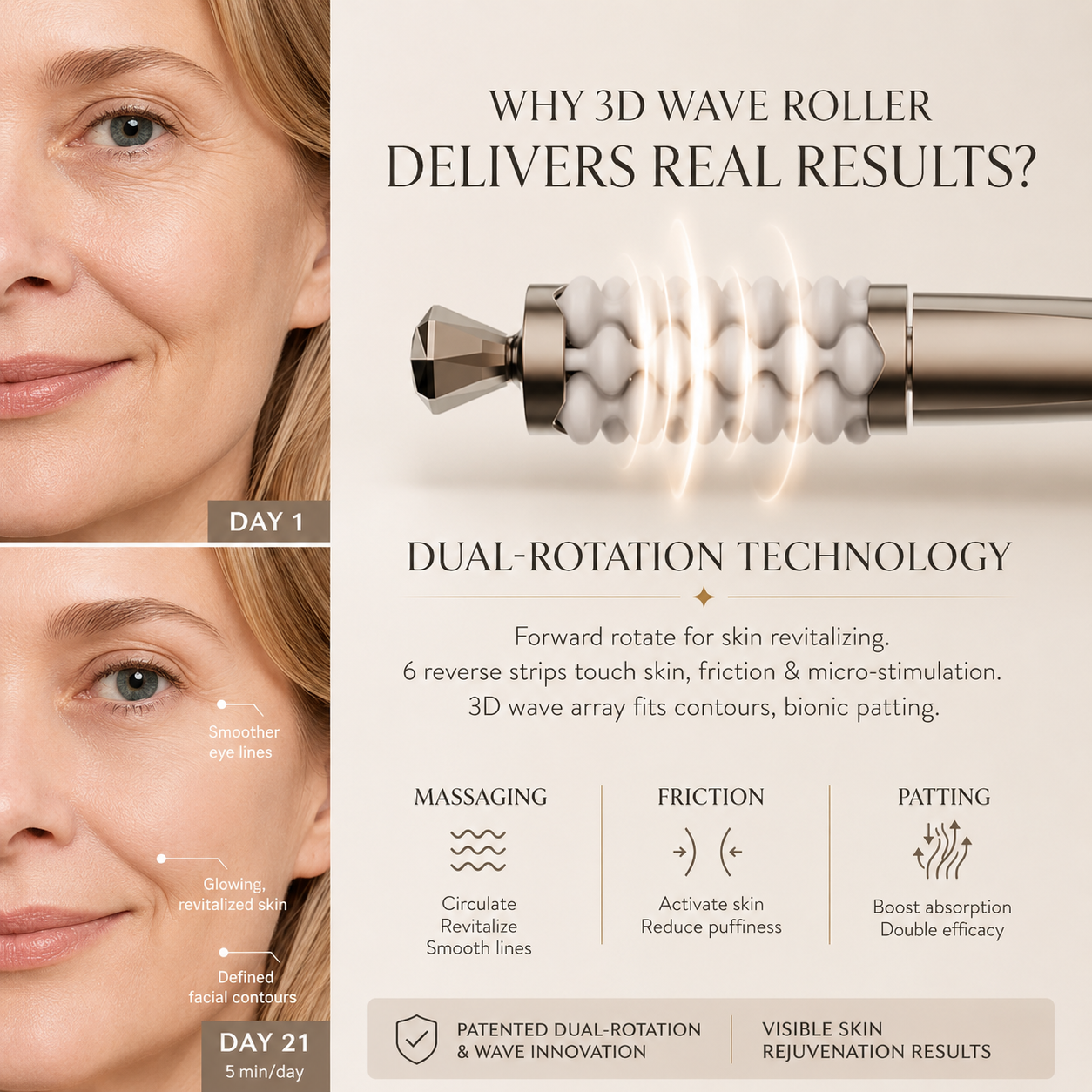 Rechargeable V-Face Sculpting Massager