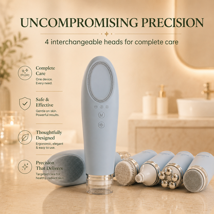 Electric Silicone Facial Cleansing Massager