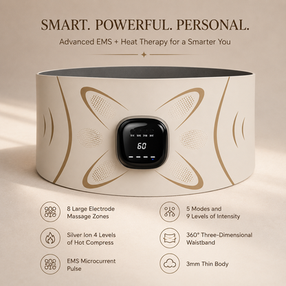 Smart EMS Heating Waist Massager