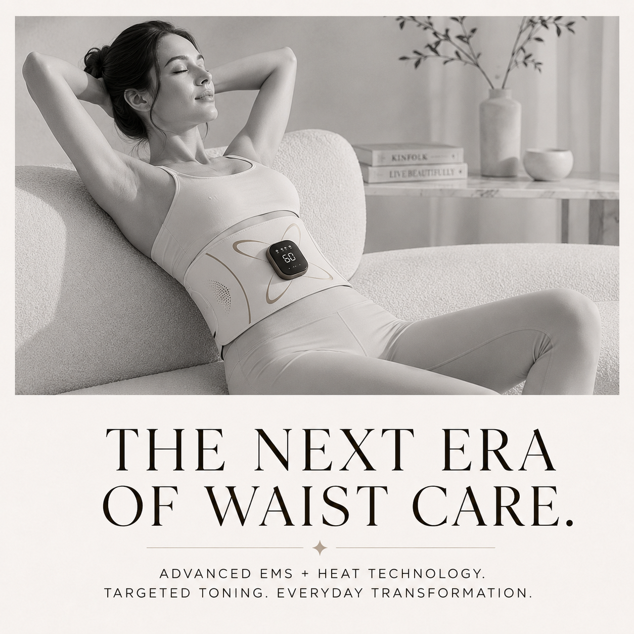 Smart EMS Heating Waist Massager