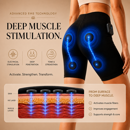Wireless Yoga Toning Shaping Shorts