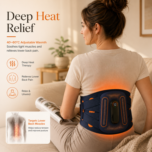 Cordless Lumbar Heat Therapy Massager