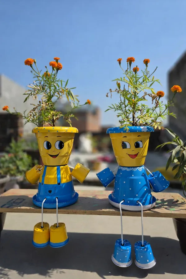 Kristili The "Sweetheart" Handmade Couple Planters – A Gift of Connection  Price in India - Buy Kristili The "Sweetheart" Handmade Couple Planters – A Gift of Connection  online at undefined