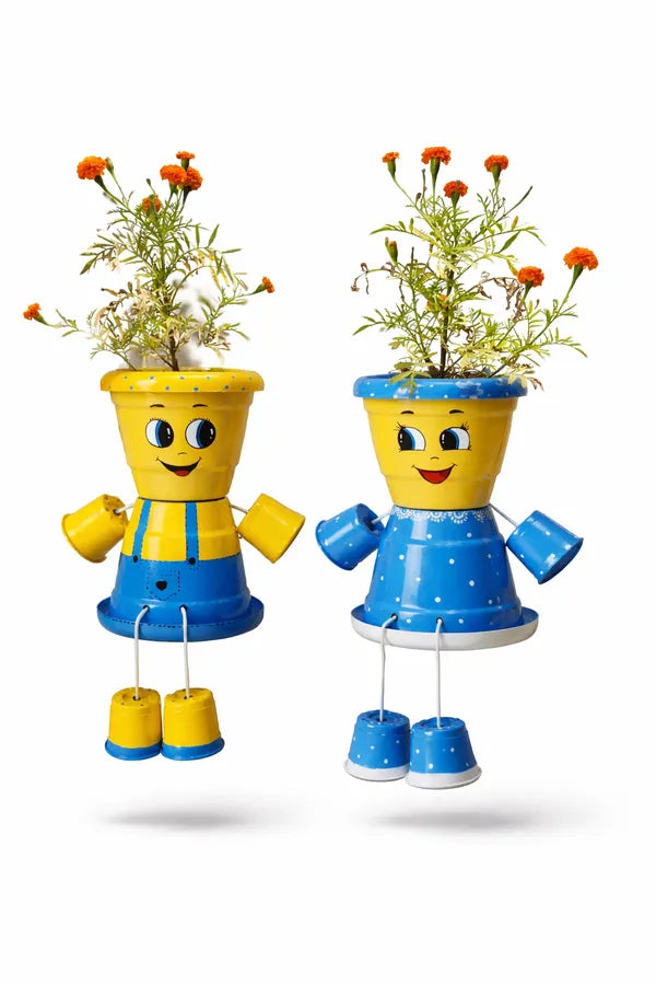 Kristili The "Sweetheart" Handmade Couple Planters – A Gift of Connection  Price in India - Buy Kristili The "Sweetheart" Handmade Couple Planters – A Gift of Connection  online at undefined
