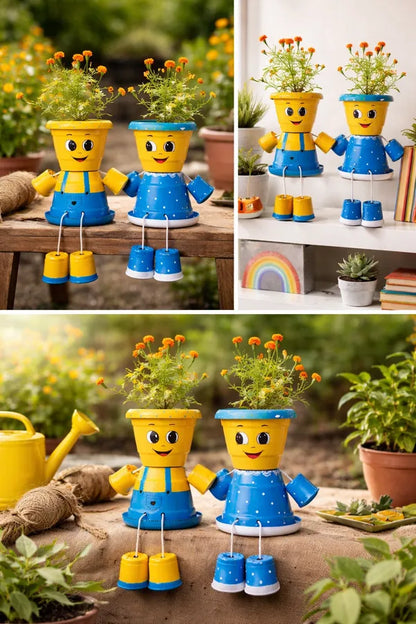 Kristili The "Sweetheart" Handmade Couple Planters – A Gift of Connection  Price in India - Buy Kristili The "Sweetheart" Handmade Couple Planters – A Gift of Connection  online at undefined