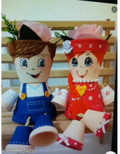 Love birds Couple pot,pot foe decoration,planters for living room,anniversary gift,valentine gift for girlfriend,valentine gift,diwali decorative planters,entrance for home