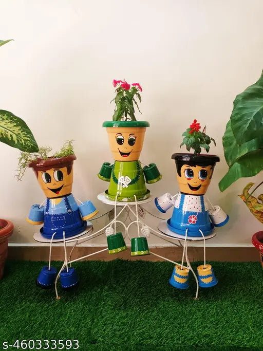 Handmade pots,indoor outdoor decor pot,balcony decor planters,living room decorative pots,home entrance decorative planters