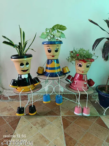 DecorativePlanter set,planter stand for plant,new planter,entrance decor,house entrance decorative pot