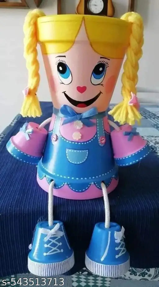 Doll planters,hanging planters,planters for balcony,planters,big planters,decorative pots,pot,medium pot,