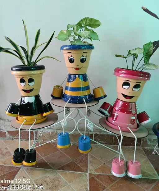 DecorativePlanter set,planter stand for plant,new planter,entrance decor,house entrance decorative pot
