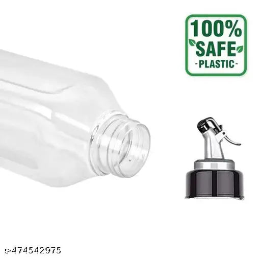 Oil Dispenser, 1000Milliliters, Pack Of 2, Clear - 1 L