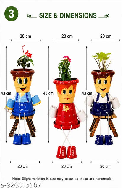 balcony garden decorhome decor plantershandmade plant potsgarden decoration itemssmall plant potscartoon plantersunique plantersdesk plant potsgift for mommother’s day gift, anniversary gift,housewarming gift idea,