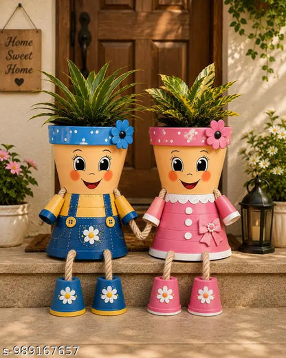 Cute little planters,balcony planter, garden decor items, indoor outdoor planters