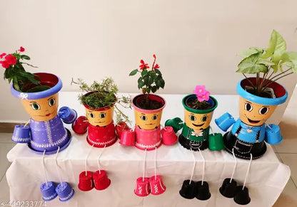 Planters family mom dad and kids,pot family mom dad and kids,planters stands,decorative pot for home deco or garden decor
