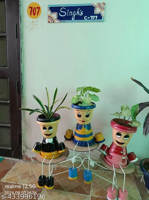 DecorativePlanter set,planter stand for plant,new planter,entrance decor,house entrance decorative pot