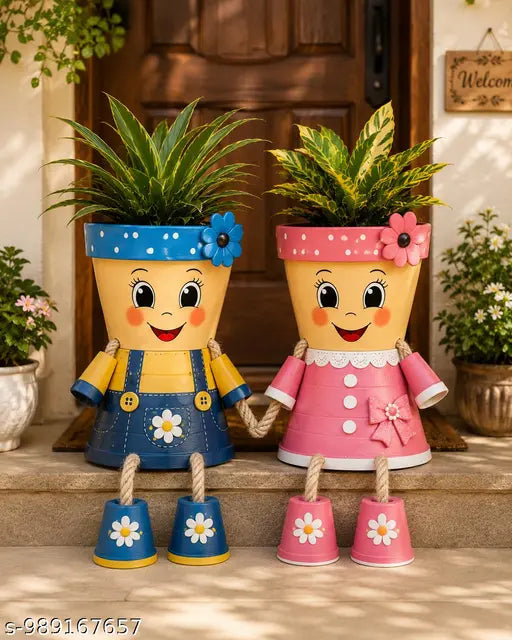 Cute little planters,balcony planter, garden decor items, indoor outdoor planters